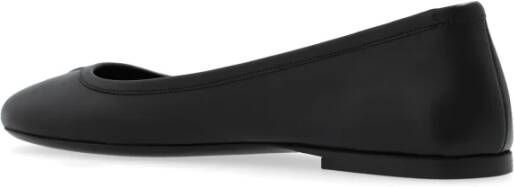 Ami Paris Leren balletflats Black Dames