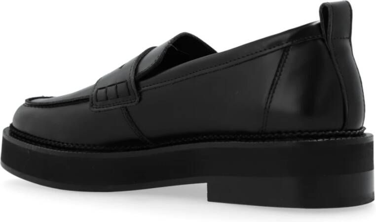 Ami Paris Leren Loafers Black Heren