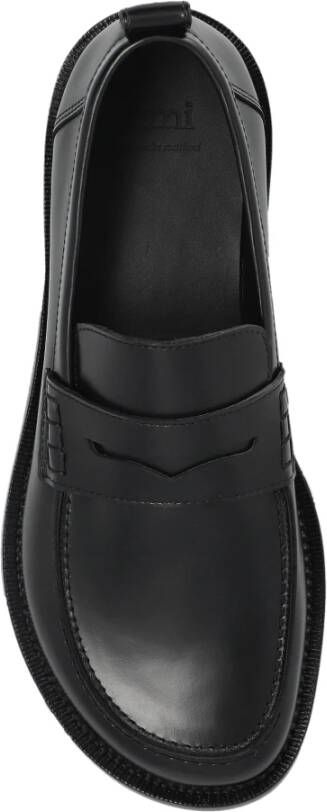 Ami Paris Leren schoenen Black Heren