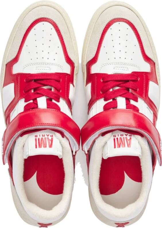 Ami Paris Sneakers Rood Heren