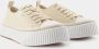 Ami Paris Minimalistische Cream Sneakers Beige - Thumbnail 4