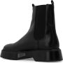 Ami Paris Square Toe Leather Chelsea Boots Black Heren - Thumbnail 3