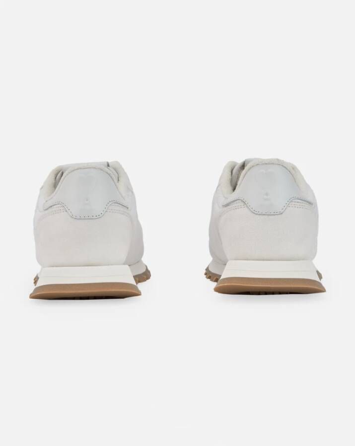 Ami Paris Witte Logo Sneakers White Heren