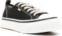 Ami Paris Zwarte Canvas Sneakers Contraststiksels Black Heren - Thumbnail 2