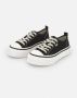 Ami Paris Zwarte Sneakers met Witte Zool Black - Thumbnail 3