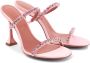 Amina Muaddi Babypink Muiltjes met stijl 13S361236 Pink Dames - Thumbnail 2