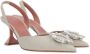 Amina Muaddi Beige Kristal Slingback Hakken Beige Dames - Thumbnail 2