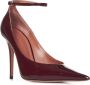 Amina Muaddi Bordeaux Lakleren Pumps Aw24 Red Dames - Thumbnail 2