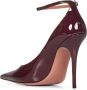 Amina Muaddi Bordeaux Lakleren Pumps Aw24 Red Dames - Thumbnail 3