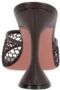 Amina Muaddi Donkerbruine Mesh Mule Sandalen Brown Dames - Thumbnail 3