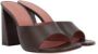 Amina Muaddi Donkerbruine Muiltje Sandalen Brown Dames - Thumbnail 5