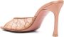 Amina Muaddi Elegante Kant Slipper Sandalen Beige Dames - Thumbnail 3