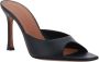 Amina Muaddi Geometrische Teen Slipper Sandalen met Stiletto Hak Black Dames - Thumbnail 2