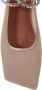 Amina Muaddi Kristal Latte Platte Ballerina Schoenen Beige Dames - Thumbnail 4