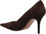 Amina Muaddi Mokka Pump voor stijlvolle outfits Brown Dames - Thumbnail 2