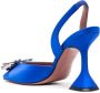 Amina Muaddi Ocean Slingback Pumps Blue Dames - Thumbnail 3