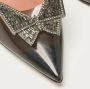 Amina Muaddi Pre-owned Fabric heels Black Dames - Thumbnail 7