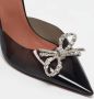 Amina Muaddi Pre-owned Fabric heels Black Dames - Thumbnail 5