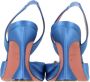 Amina Muaddi Pre-owned Fabric heels Blue Dames - Thumbnail 5