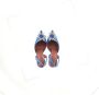 Amina Muaddi Pre-owned Fabric heels Blue Dames - Thumbnail 9