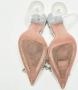 Amina Muaddi Pre-owned Fabric heels Gray Dames - Thumbnail 5