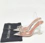 Amina Muaddi Pre-owned Fabric heels Gray Dames - Thumbnail 8