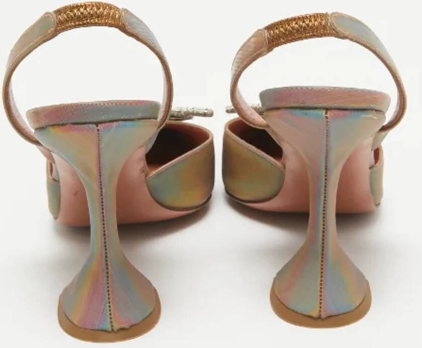 Amina Muaddi Pre-owned Fabric heels Multicolor Dames