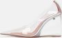 Amina Muaddi Pre-owned Fabric heels White Dames - Thumbnail 2