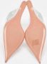 Amina Muaddi Pre-owned Fabric heels White Dames - Thumbnail 6