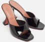 Amina Muaddi Pre-owned Fabric sandals Black Dames - Thumbnail 2