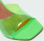 Amina Muaddi Pre-owned Fabric sandals Green Dames - Thumbnail 5