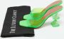 Amina Muaddi Pre-owned Fabric sandals Green Dames - Thumbnail 7