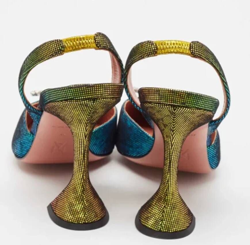 Amina Muaddi Pre-owned Fabric sandals Multicolor Dames