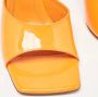 Amina Muaddi Pre-owned Fabric sandals Orange Dames - Thumbnail 6