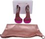 Amina Muaddi Pre-owned Fabric sandals Pink Dames - Thumbnail 3