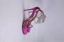 Amina Muaddi Pre-owned Fabric sandals Pink Dames - Thumbnail 9