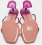 Amina Muaddi Pre-owned Fabric sandals Purple Dames - Thumbnail 6