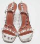 Amina Muaddi Pre-owned Fabric sandals White Dames - Thumbnail 2