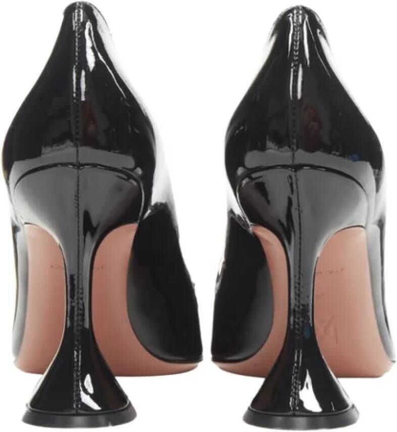 Amina Muaddi Pre-owned Leather heels Black Dames