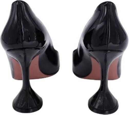 Amina Muaddi Pre-owned Leather heels Black Dames