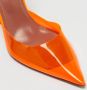 Amina Muaddi Pre-owned Leather heels Orange Dames - Thumbnail 6