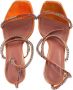 Amina Muaddi Pre-owned Leather heels Orange Dames - Thumbnail 3