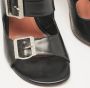 Amina Muaddi Pre-owned Leather sandals Black Dames - Thumbnail 5