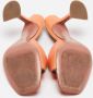 Amina Muaddi Pre-owned Leather sandals Orange Dames - Thumbnail 6