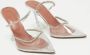 Amina Muaddi Pre-owned Leather sandals White Dames - Thumbnail 2