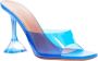 Amina Muaddi Pre-owned Plastic heels Blue Dames - Thumbnail 2