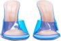 Amina Muaddi Pre-owned Plastic heels Blue Dames - Thumbnail 3