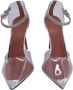 Amina Muaddi Pre-owned Plastic heels Gray Dames - Thumbnail 1