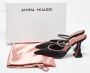 Amina Muaddi Pre-owned Satin heels Black Dames - Thumbnail 8