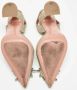 Amina Muaddi Pre-owned Satin heels Gray Dames - Thumbnail 5